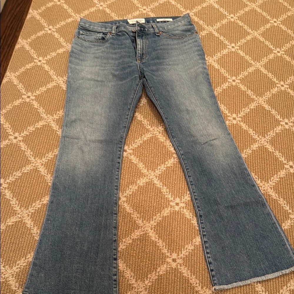 Nili Lotan Light Blue Flare Jeans